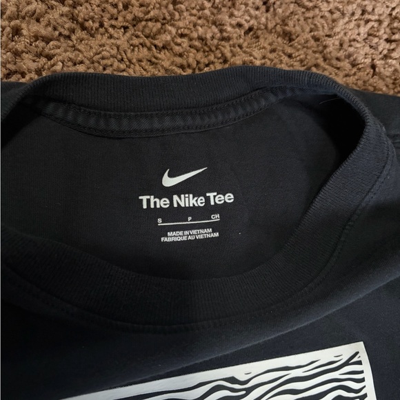 Nike Men's Black Tee with Purple Logo - Picture 2 of 5